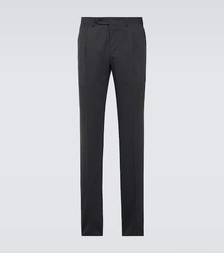 Canali Wool-blend straight pants - Canali - Modalova