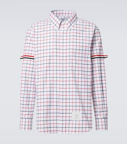 RWB Stripe checked cotton flannel shirt - Thom Browne - Modalova