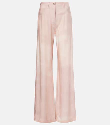 Printed twill wide-leg pants - Acne Studios - Modalova