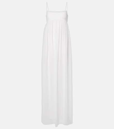 Peplo jersey and muslin maxi dress - Jacquemus - Modalova