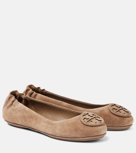 Minnie suede ballet flats - Tory Burch - Modalova