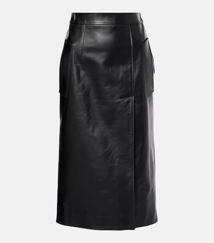 Leather pencil skirt - Alexander McQueen - Modalova