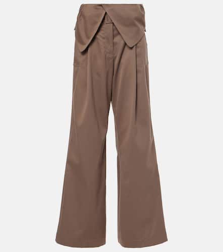 Cotton twill wide-leg pants - JW Anderson - Modalova