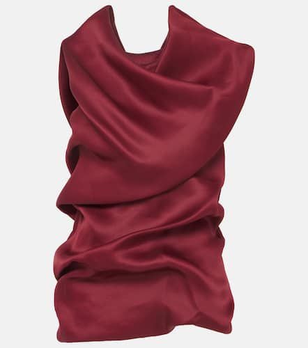 Khaite Luola draped silk top - Khaite - Modalova