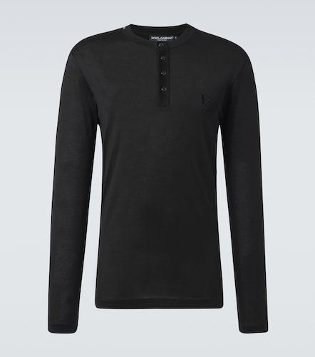 Camiseta de seda con botones - Dolce&Gabbana - Modalova