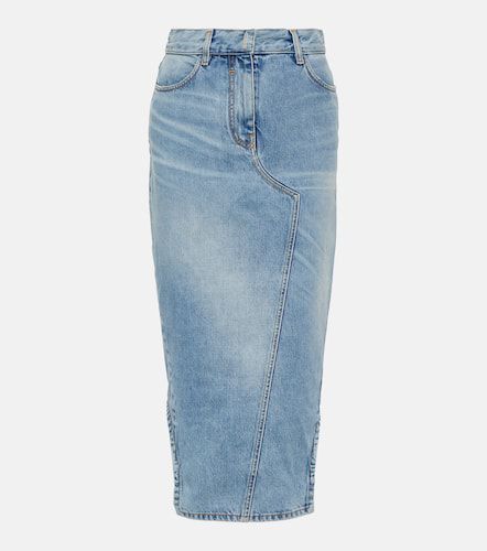 Asymmetric denim midi skirt - Givenchy - Modalova