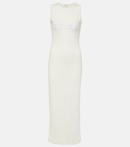 Vestido midi de algodón con croché - Magda Butrym - Modalova