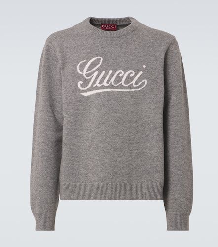 Gucci Jersey de lana con logo - Gucci - Modalova