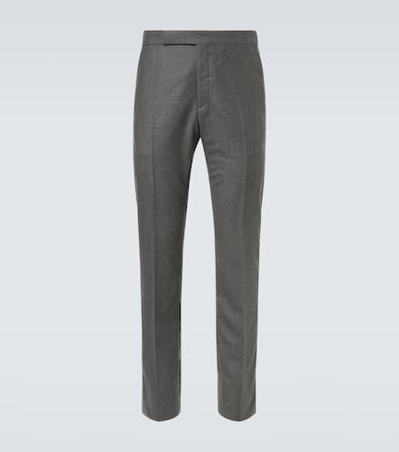 Mid-rise wool straight pants - Ralph Lauren Purple Label - Modalova