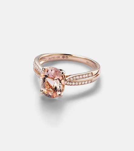 Blush 18kt rose ring with diamonds and morganites - Bucherer Fine Jewellery - Modalova
