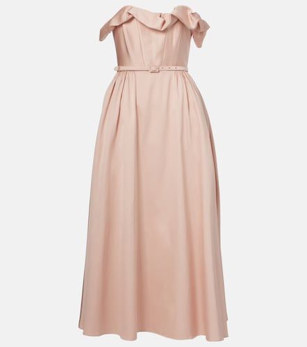Strapless ruffled midi dress - Roland Mouret - Modalova