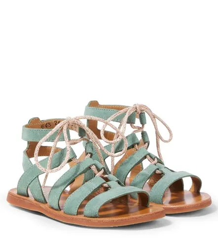 Sandalias Plagette Guily de ante - Pom d'Api - Modalova