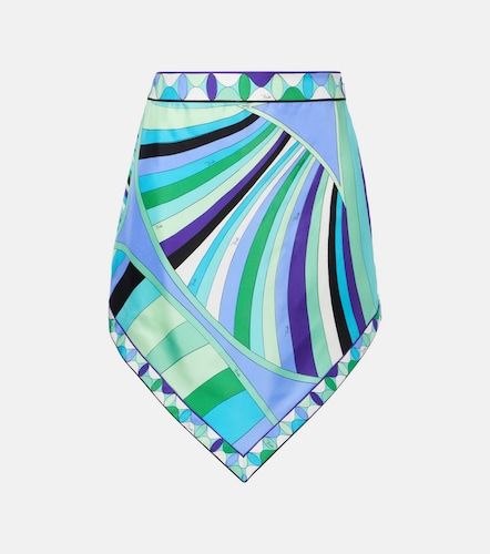 Minifalda Iride de seda estampada - Pucci - Modalova