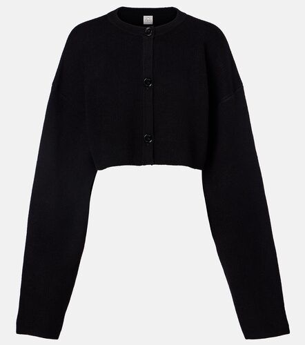 Toteme Cropped wool-blend cardigan - Toteme - Modalova