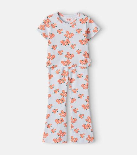 Set de top y pantalones de algodón floral - Tinycottons - Modalova