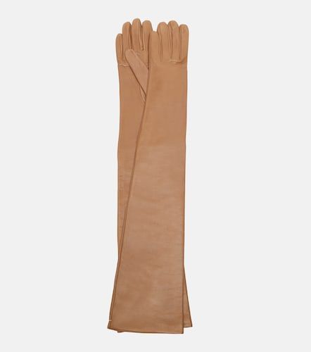 Nour Hammour Leather gloves - Nour Hammour - Modalova