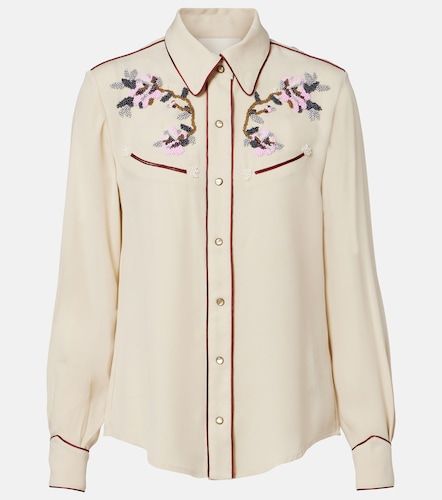 Camicia Yzea in cady con perline - Isabel Marant - Modalova