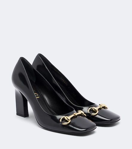 Signora Horsebit leather pumps - Gucci - Modalova