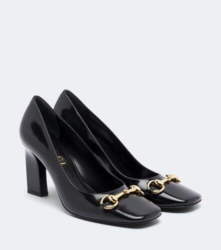 Signora Horsebit leather pumps - Gucci - Modalova