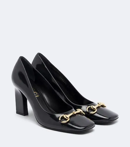 Signora Horsebit leather pumps - Gucci - Modalova