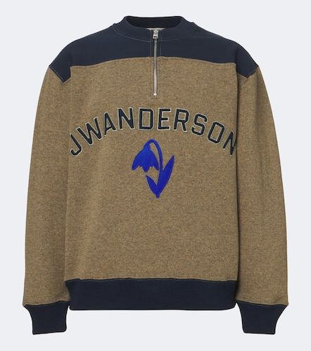 Pullover in misto lana con ricamo - JW Anderson - Modalova