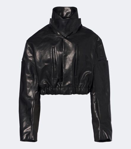 Rick Owens Cropped-Lederjacke - Rick Owens - Modalova
