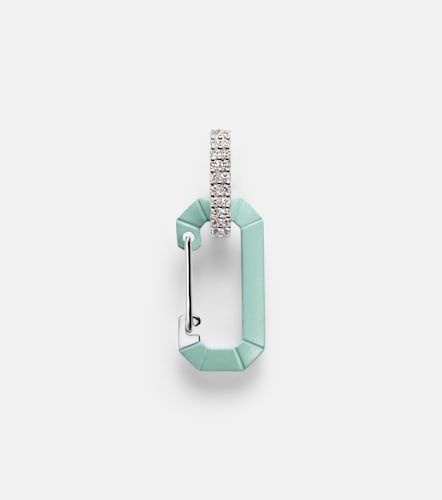 Eéra Orecchino Chiara Small in oro 18kt con diamanti - Eera - Modalova