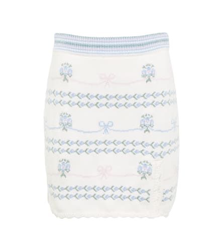 Pawley cotton and wool-blend miniskirt - LoveShackFancy - Modalova