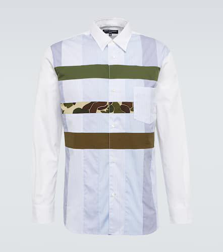 Comme des GarÃ§ons Cotton-blend paneled shirt - Comme des Garcons Homme - Modalova