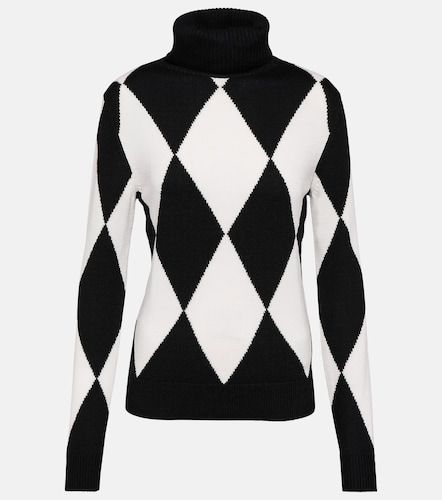Pullover Diamond in lana a collo alto - Perfect Moment - Modalova