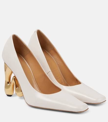 JW Anderson Logo leather pumps - JW Anderson - Modalova