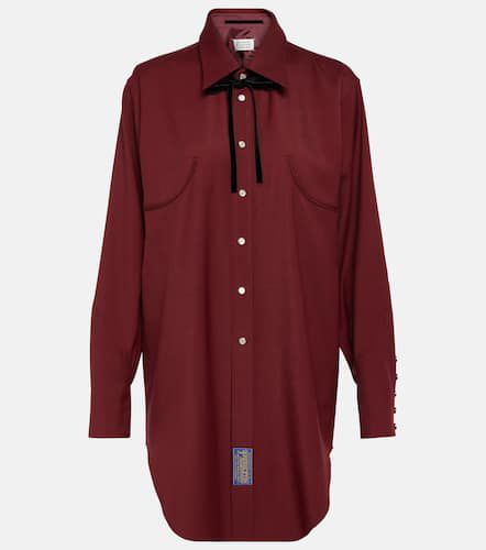 Reversible wool gabardine shirt - Maison Margiela - Modalova