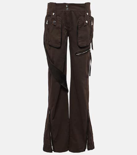 Low-rise denim cargo pants - Blumarine - Modalova