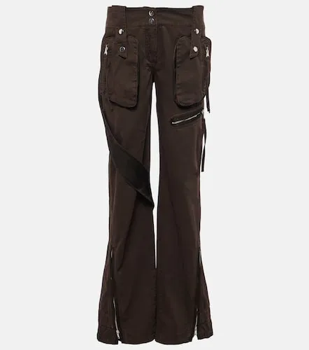 Pantaloni cargo di jeans a vita bassa - Blumarine - Modalova
