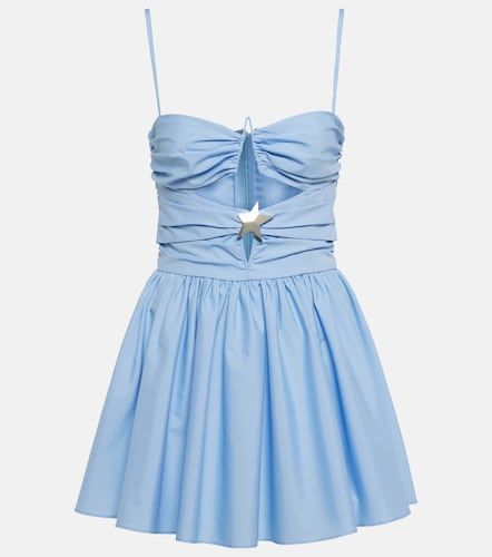 Miniabito in misto cotone con cut-out - Area - Modalova