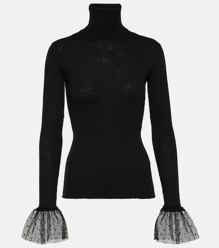 Wool-blend turtleneck sweater - REDValentino - Modalova