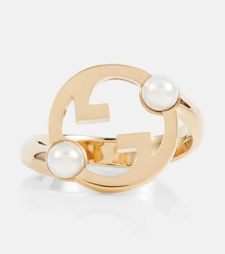 Blondie Interlocking G faux pearl ring - Gucci - Modalova