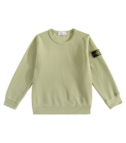 Compass cotton jersey sweatshirt - Stone Island Junior - Modalova