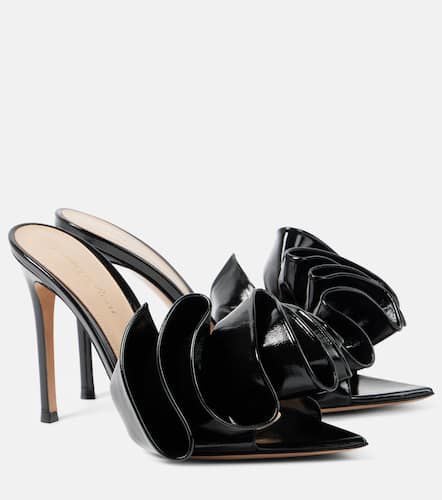 Gabrielle 105 leather mules - Gianvito Rossi - Modalova