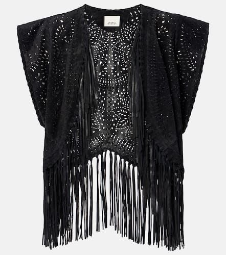 Edita fringed leather vest - Isabel Marant - Modalova