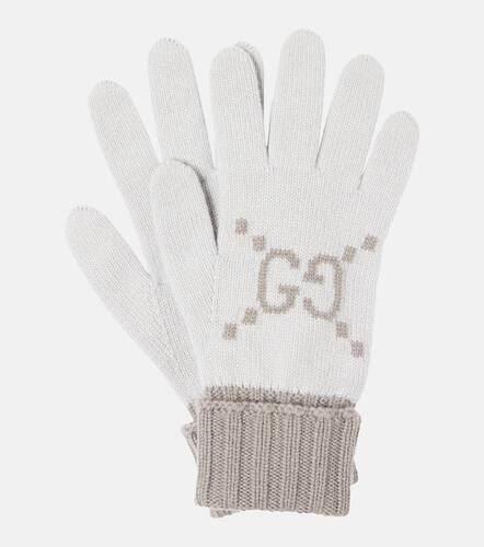 Gucci GG cashmere jacquard gloves - Gucci - Modalova