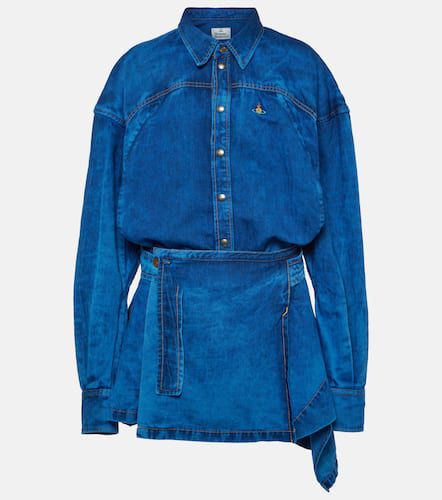 Meghan denim shirt dress - Vivienne Westwood - Modalova