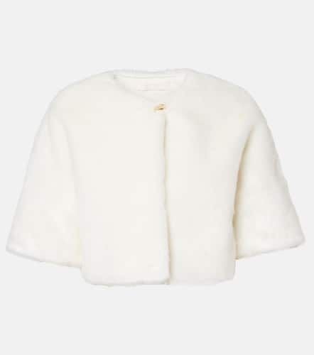 Bridal Globo cropped faux fur cape - Max Mara - Modalova