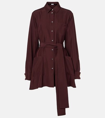 Loewe Blusa in seta con cintura - Loewe - Modalova