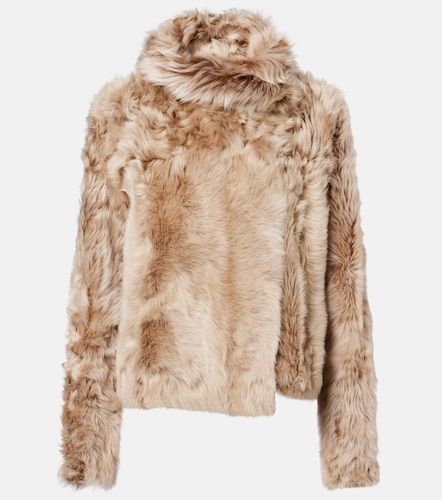 Reversible shearling wrap jacket - Yves Salomon - Modalova