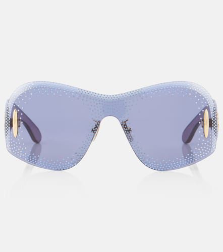 Anagram embellished mask sunglasses - Loewe - Modalova