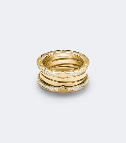 Anillo B.zero1 de oro de 18 ct con diamantes - Bvlgari - Modalova