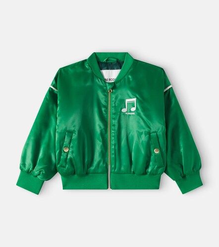 Giacca varsity Note in raso - Mini Rodini - Modalova