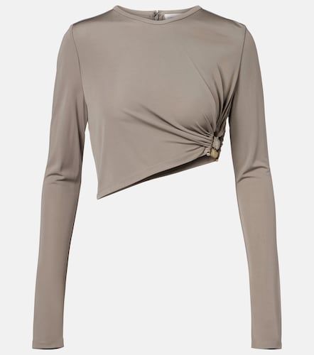 Crop top asimétrico Bezel Quartz de jersey - Christopher Esber - Modalova