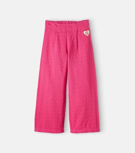 Pantalones anchos de croché de algodón - Mini Rodini - Modalova